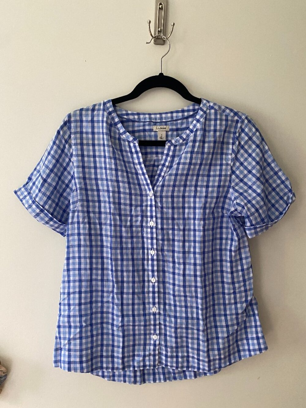 LL Bean Linen Blouse